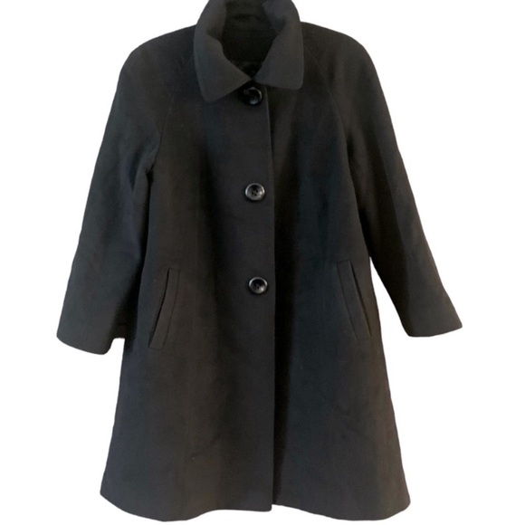 ❄️🎉Host Pick❄️🎉 Vintage Wool/Cashmere/Angora Italian Fabric Coat - Picture 1 of 15